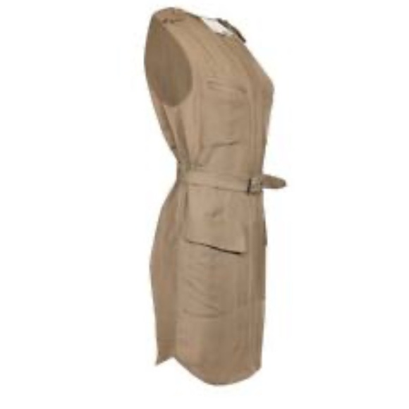 3.1 Phillip Lim Tan Sleeveless Utility Belted Sheath Dress - Picture 4 of 14